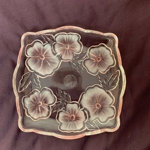 Mikasa Studio Nova pink pansy small dish